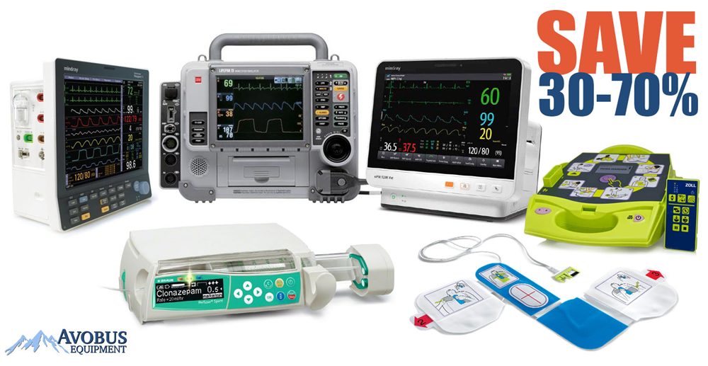 medical equipment for hospitals, ambulances, ED rooms